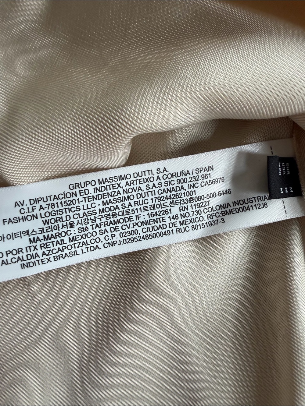 Massimo Dutti Cream Women's Blouse - Picture 3 of 5